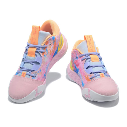 NIKE Pg 6 - Painted Swoosh Shoes - Red Unisex Streetwear Limited Edition - Introducing the Nike PG 6 x Painted Swoosh, a captivating blend of artistry and athleticism.