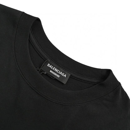 Balenciaga Paris Logo T-shirt - Black Unisex Streetwear Limited Edition - This Balenciaga Paris Logo T-Shirt features a striking design with a bold Balenciaga Paris logo