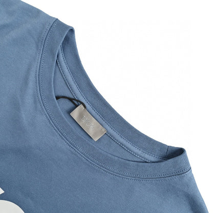 T-shirt Dior avec logo classique (bleu)