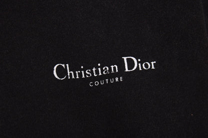 Dior Hoodie - Black Unisex Streetwear Limited Edition - This Dior hoodie features a sleek black design with a subtle 'Christian Dior' logo on
