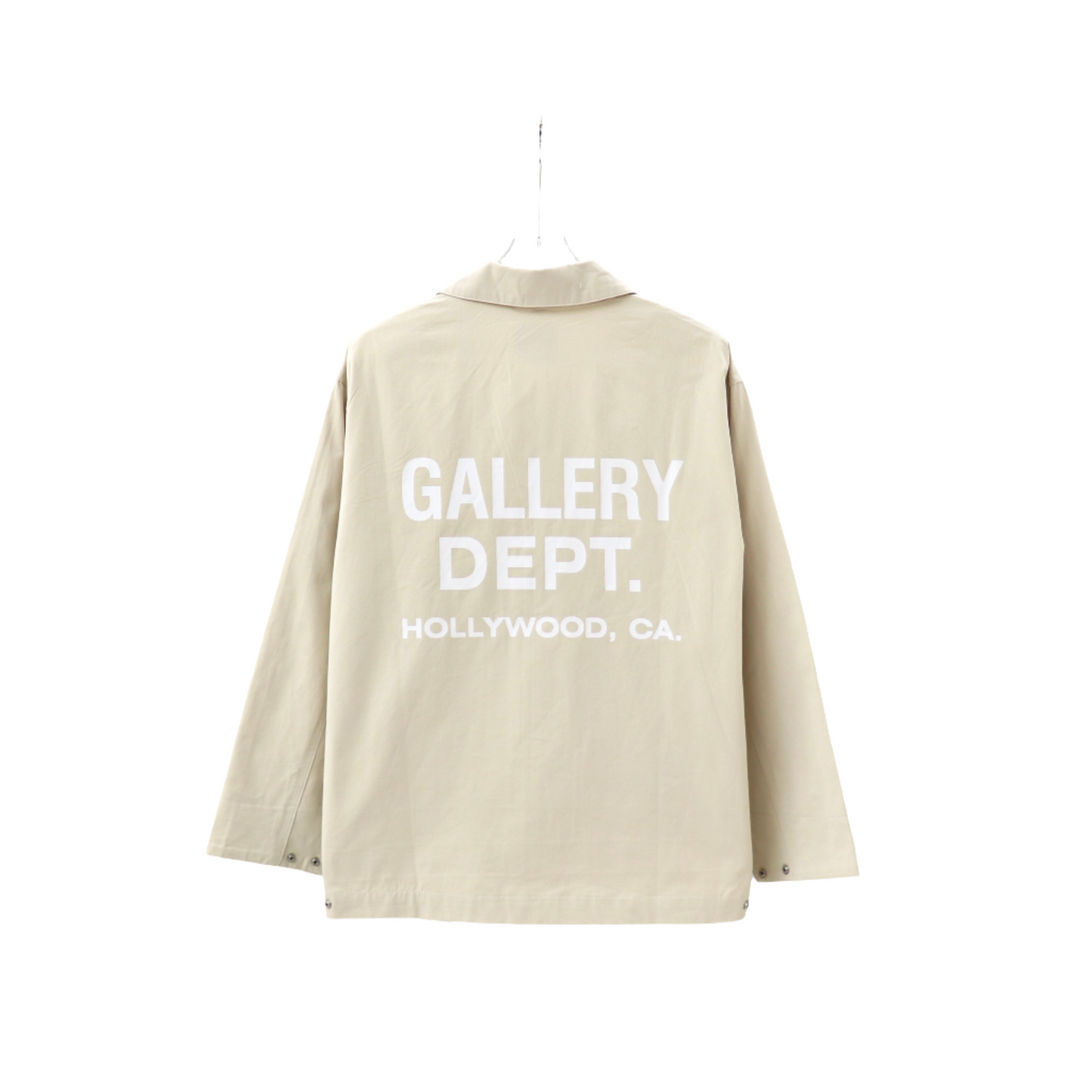 GALLERY Dept Jacket - White Unisex Streetwear Limited Edition - **Gallery Dept. Classic Logo Jacket: Detailed Product Description** Introducing the Gallery Dept. Classic Logo Jacket,