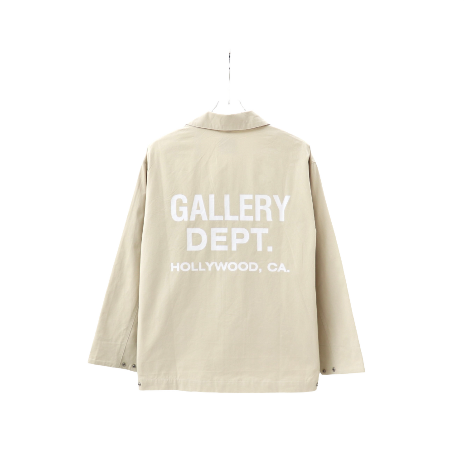 GALLERY Dept Jacket - White Unisex Streetwear Limited Edition - **Gallery Dept. Classic Logo Jacket: Detailed Product Description** Introducing the Gallery Dept. Classic Logo Jacket,