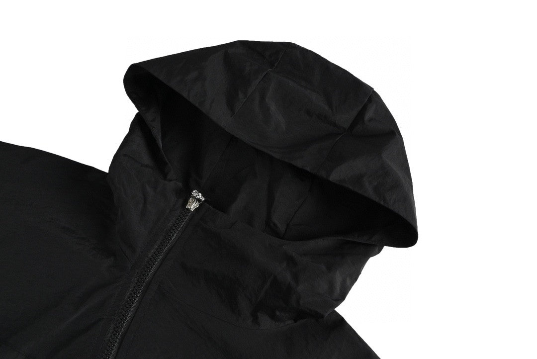 CHROME Hearts Asymmetrical Zip Hoodie - Black Unisex Streetwear Limited Edition - The CHROME HEARTS ASYMMETRICAL ZIP HOODIE - REPLICA fuses luxury craftsmanship with bold streetwear aesthetics