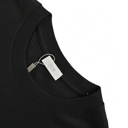 Dior And Brown T-shirt - Black Unisex Streetwear Limited Edition - This Dior t-shirt features a bold graphic design with 'Dior' text prominently displayed. The black