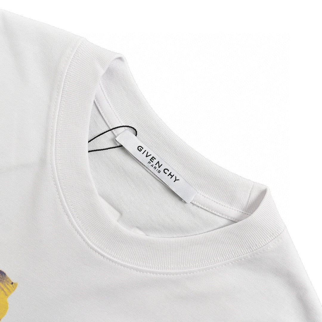 Prada Graphic T-shirt (white) Unisex Streetwear Limited Edition - The Prada Graphic T-Shirt in white is an eye-catching piece that features a bold and