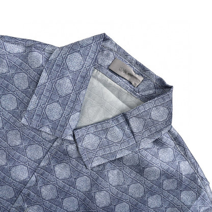 Chemise à manches courtes à motifs géométriques Dior