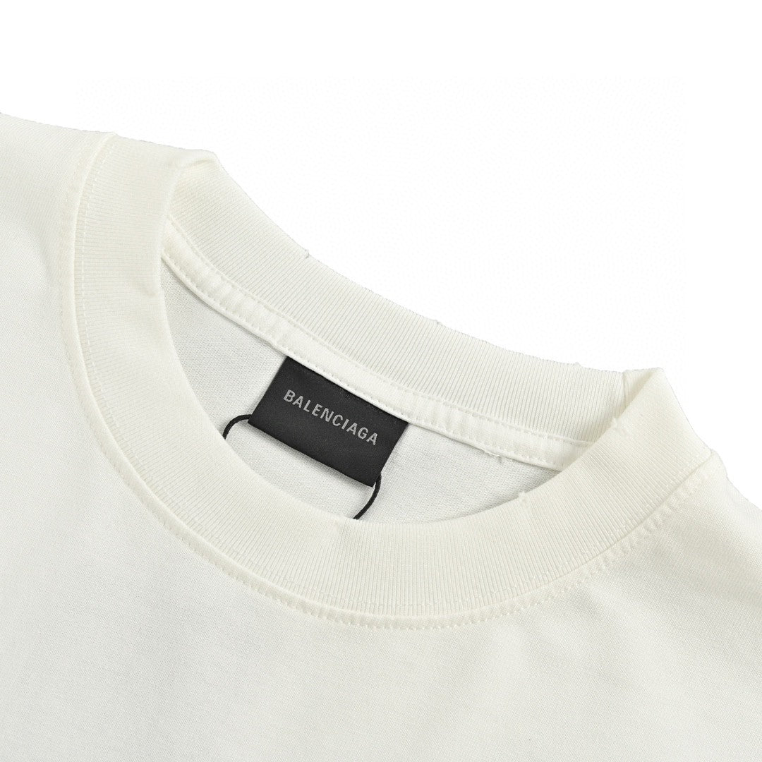 Balenciaga Political Campaign T-shirt (white) Unisex Streetwear Limited Edition - The Balenciaga Political Campaign T-Shirt in white combines simplicity with a statement. Made from high-quality