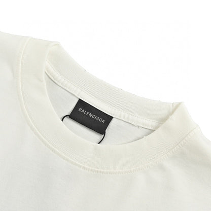 Balenciaga Political Campaign T-shirt (white) Unisex Streetwear Limited Edition - The Balenciaga Political Campaign T-Shirt in white combines simplicity with a statement. Made from high-quality