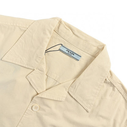 Prada Short-sleeve Button-up Shirt - Red Unisex Streetwear Limited Edition - This Prada Short-Sleeve Button-Up Shirt is the epitome of effortless sophistication. Made from premium cotton,