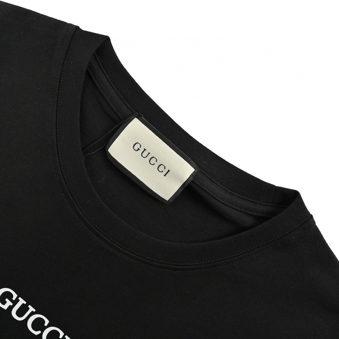 Gucci Mystical Eye Graphic T-shirt - Black Unisex Streetwear Limited Edition - This Gucci t-shirt features a striking central eye graphic surrounded by rays and stars, creating