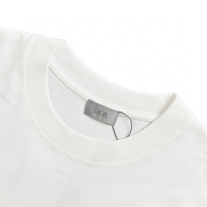 Dior Classic Logo T-shirt (white) Unisex Streetwear Limited Edition - The Dior Classic Logo T-Shirt in white is a timeless and elegant piece that exudes