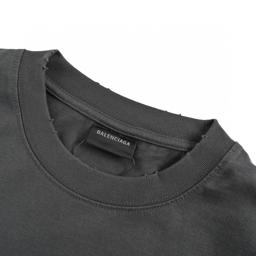 Balenciaga Political Campaign T-shirt (grey) Unisex Streetwear Limited Edition - The Balenciaga Political Campaign T-Shirt in grey is a minimalist yet impactful piece from the