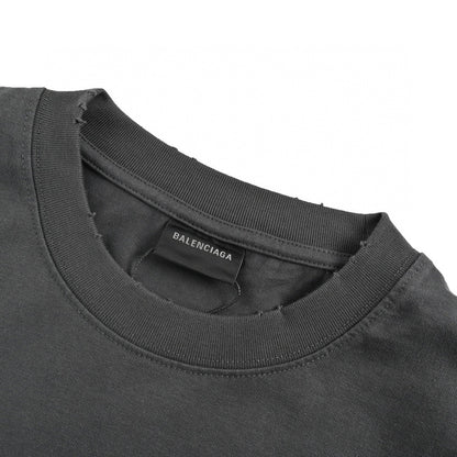 Balenciaga Political Campaign T-shirt (grey) Unisex Streetwear Limited Edition - The Balenciaga Political Campaign T-Shirt in grey is a minimalist yet impactful piece from the