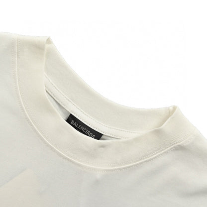 Balenciaga Love Notes T-shirt In - White Unisex Streetwear Limited Edition - The Balenciaga Love Notes T-Shirt in white is a playful and stylish addition to your