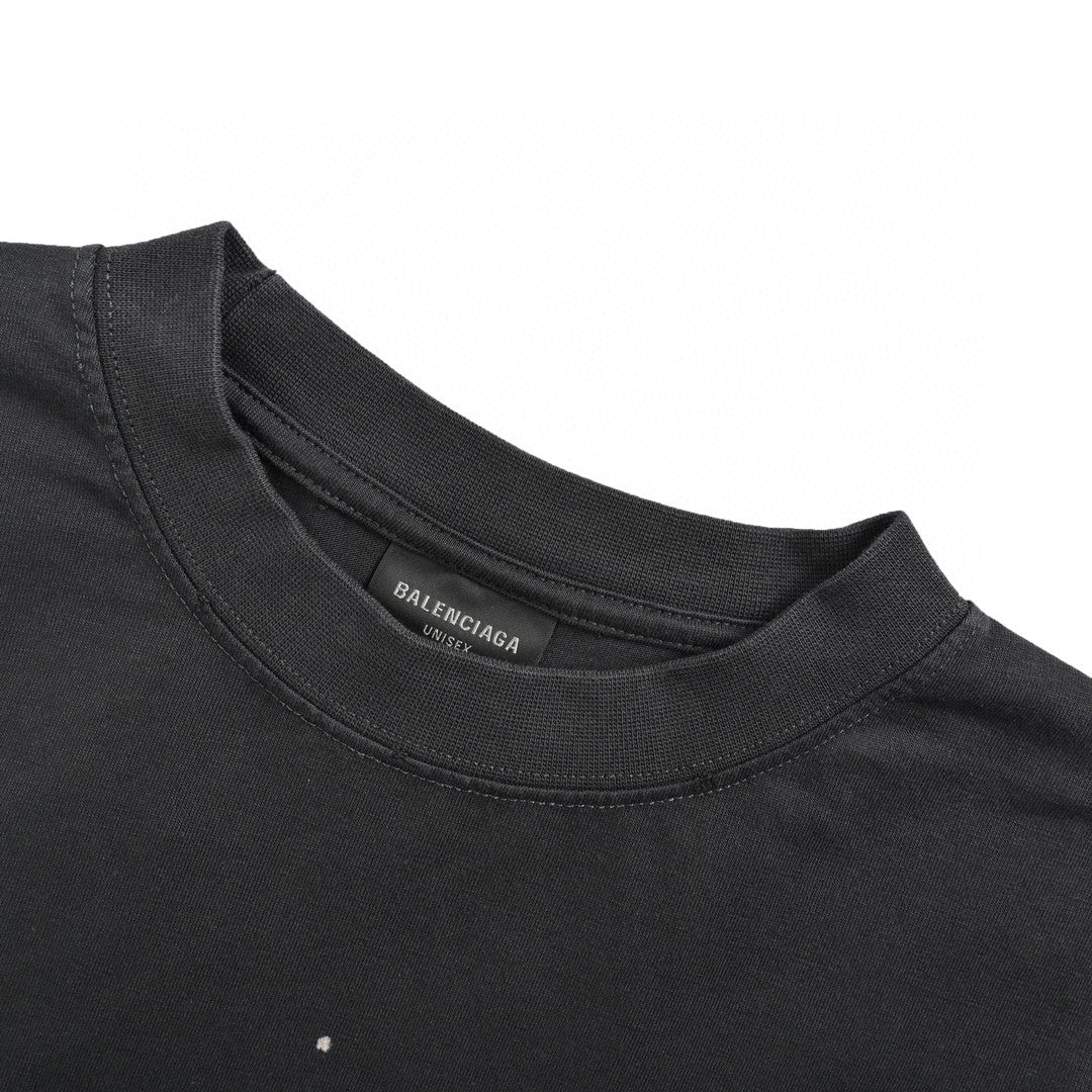 Balenciaga Tokyo Tower T-shirt - Black Unisex Streetwear Limited Edition - The Balenciaga Tokyo Tower T-Shirt in black is a striking and stylish addition to any