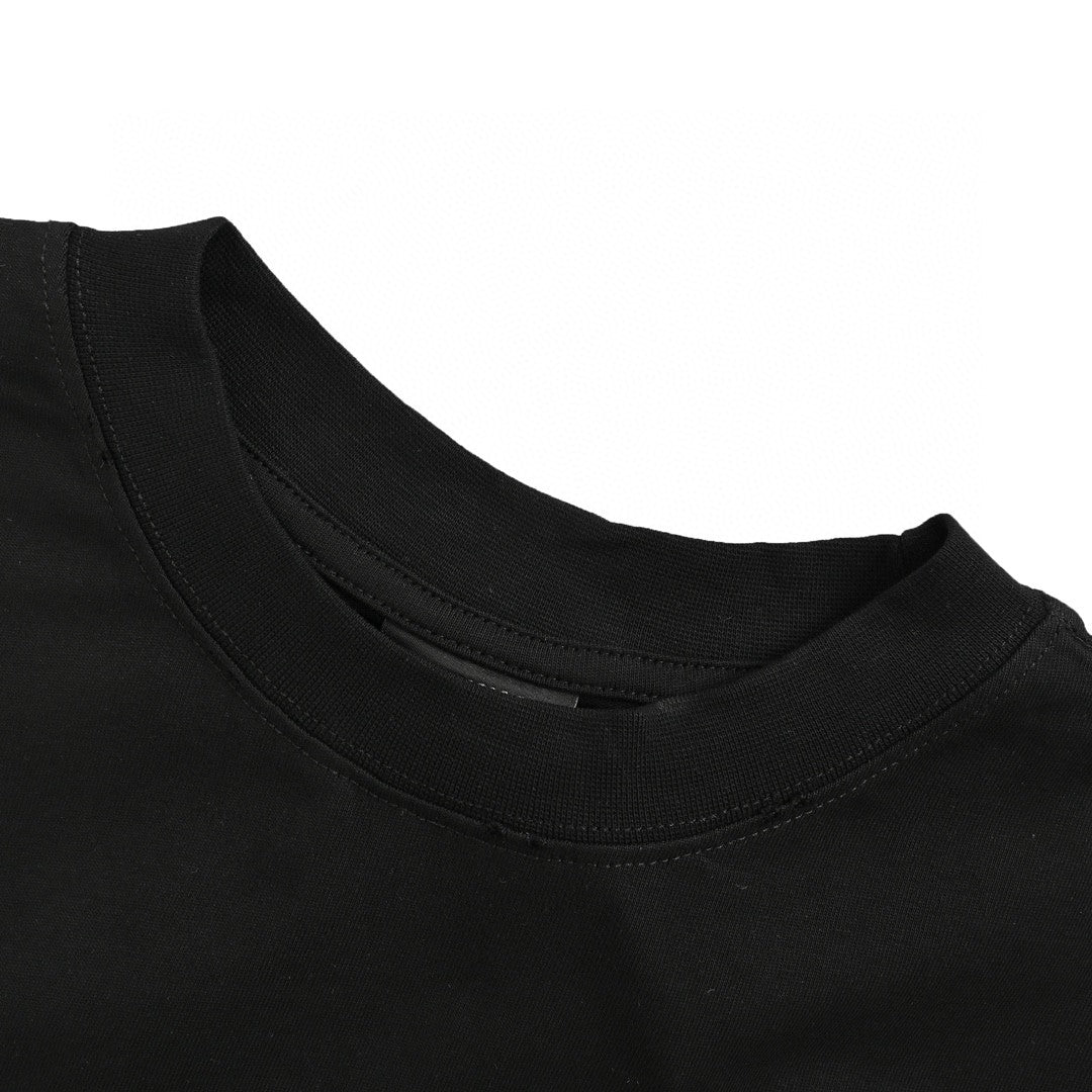 Balenciaga Oversized '8' Logo T-shirt (black) Unisex Streetwear Limited Edition - The Balenciaga Oversized '8' Logo T-Shirt in black is a standout piece that showcases the