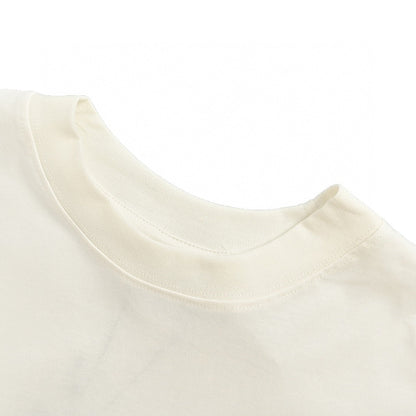 Camiseta Balenciaga con logo azul (blanca)