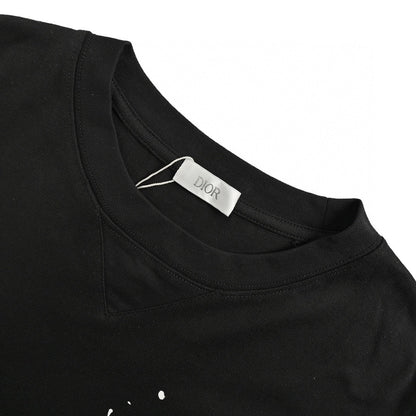 Camiseta Dior Artistic Splatter (Negra)