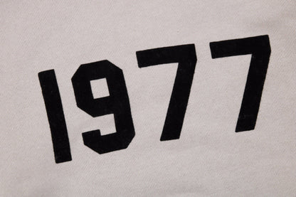 FEAR Of God Essentials '1977' Hoodie Stone - Grey Unisex Streetwear Limited Edition