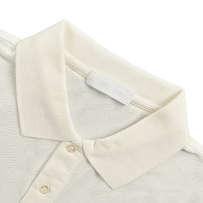 Prada Classic White Polo Shirt - back view - replica sneakers