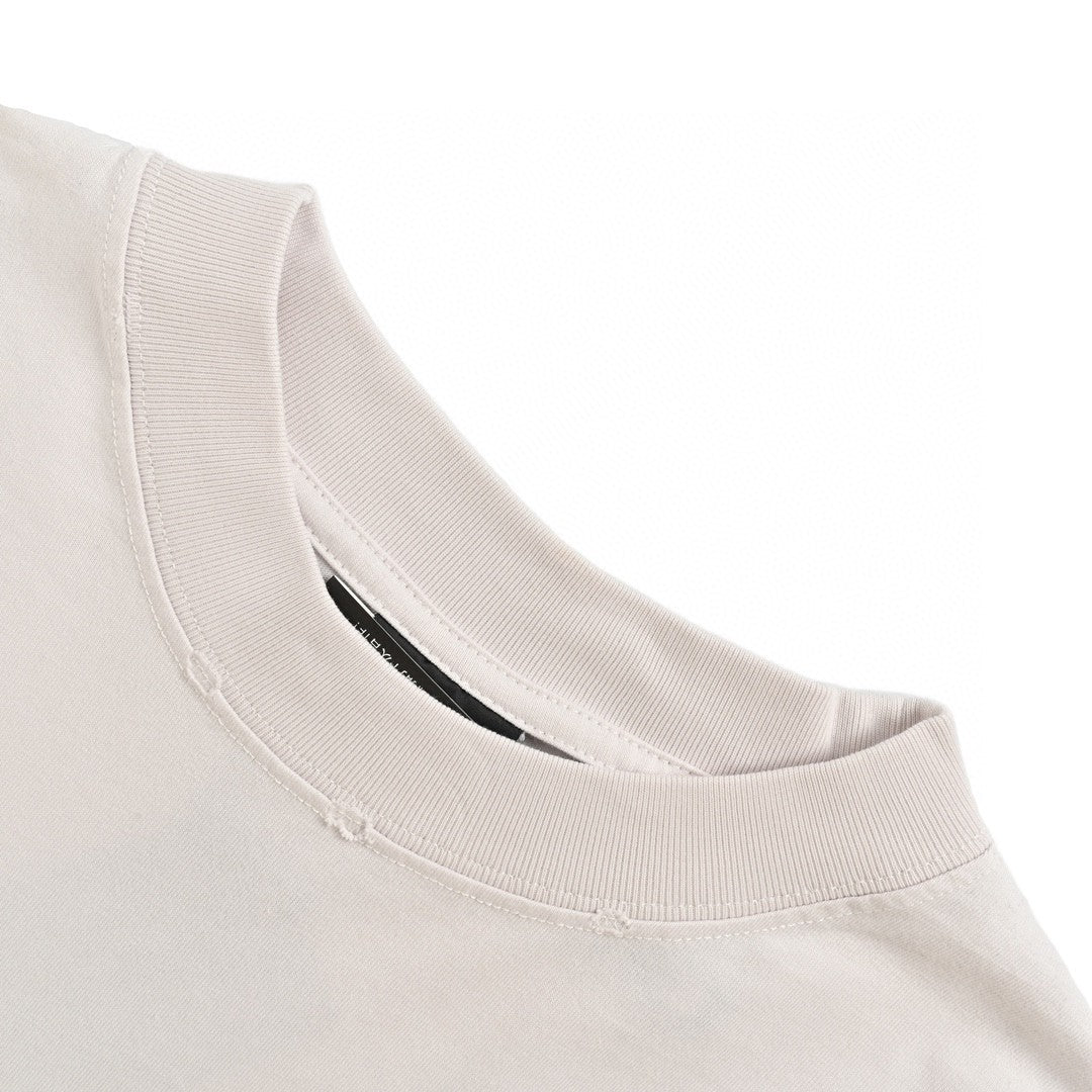 Camiseta Balenciaga Pastel Logo en color blanco hueso