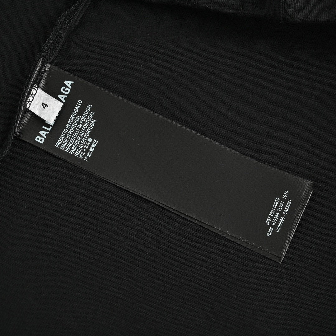 Camiseta Balenciaga - Logotipo superpuesto