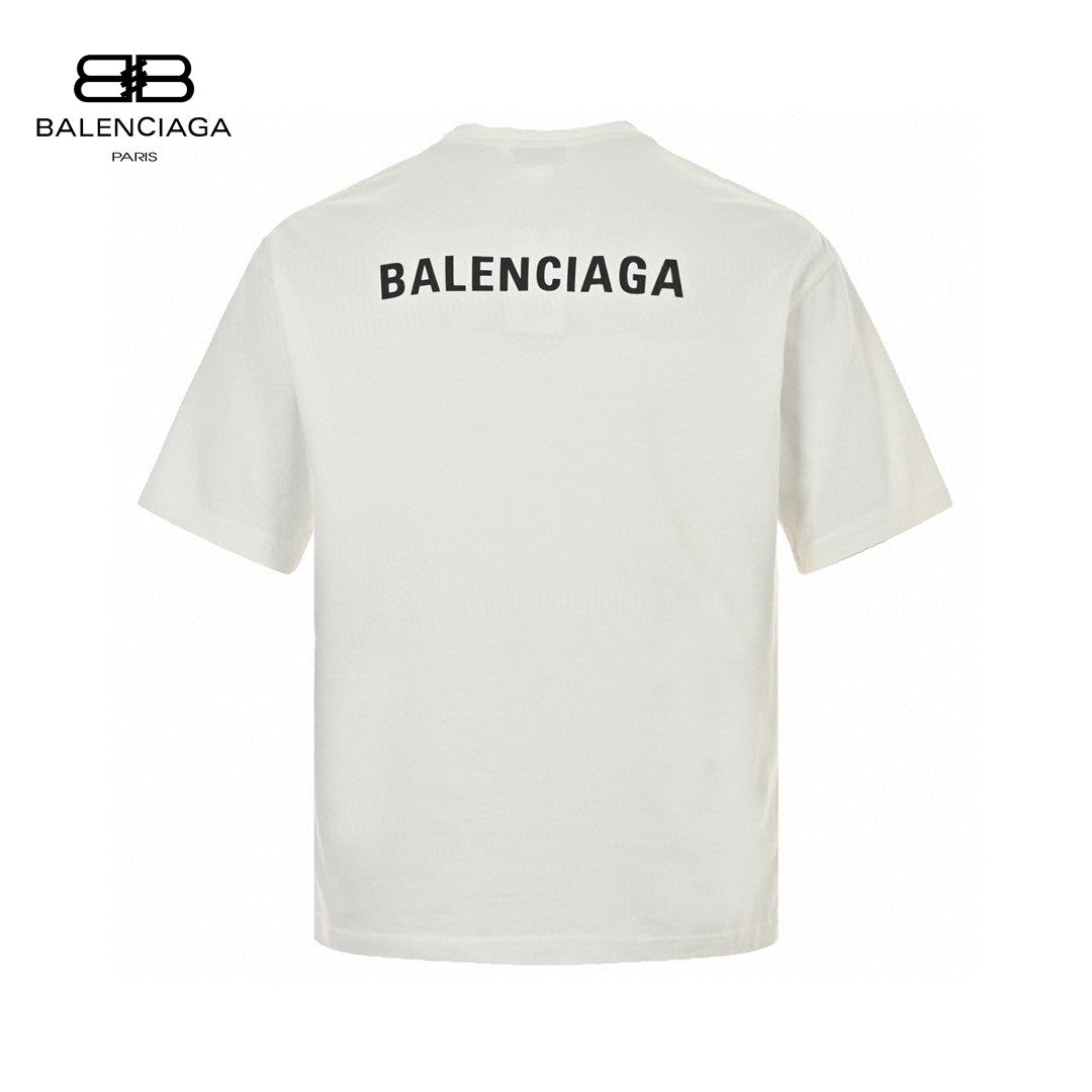 Balenciaga T-shirt - Barcode Graphic - Black Unisex Streetwear Limited Edition