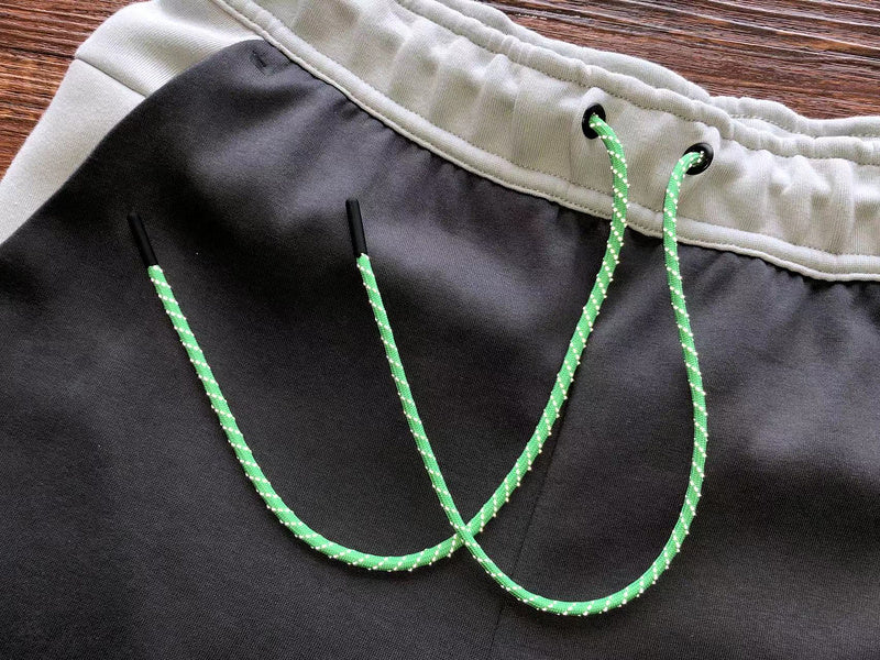 NIKE Tech Fleece Pants - Grey - - Green - Black Unisex Streetwear Limited Edition - The NIKE TECH FLEECE PANTS GREY/BLACK/GREEN - REPLICA bring together modern athletic performance and sleek