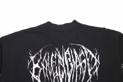 Camiseta Balenciaga Multi-Logo (Negra)