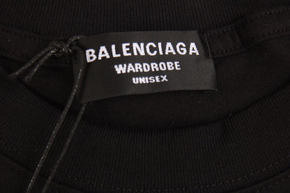 T-SHIRT NOIR AVEC LOGO BALENCIAGA