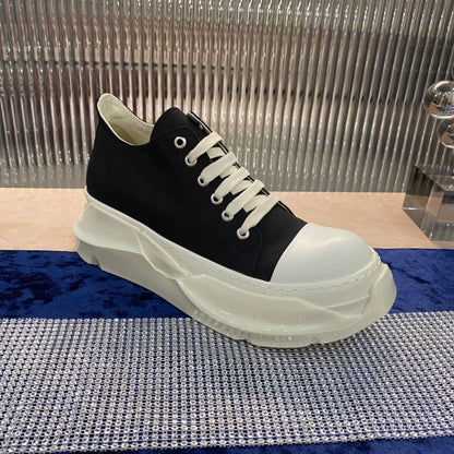Rick Owens Low-top Sneakers - And White - Black Unisex Streetwear Limited Edition - ### Rick Owens Low-Top Sneakers - Black and White Introducing the Rick Owens Low-Top Sneakers