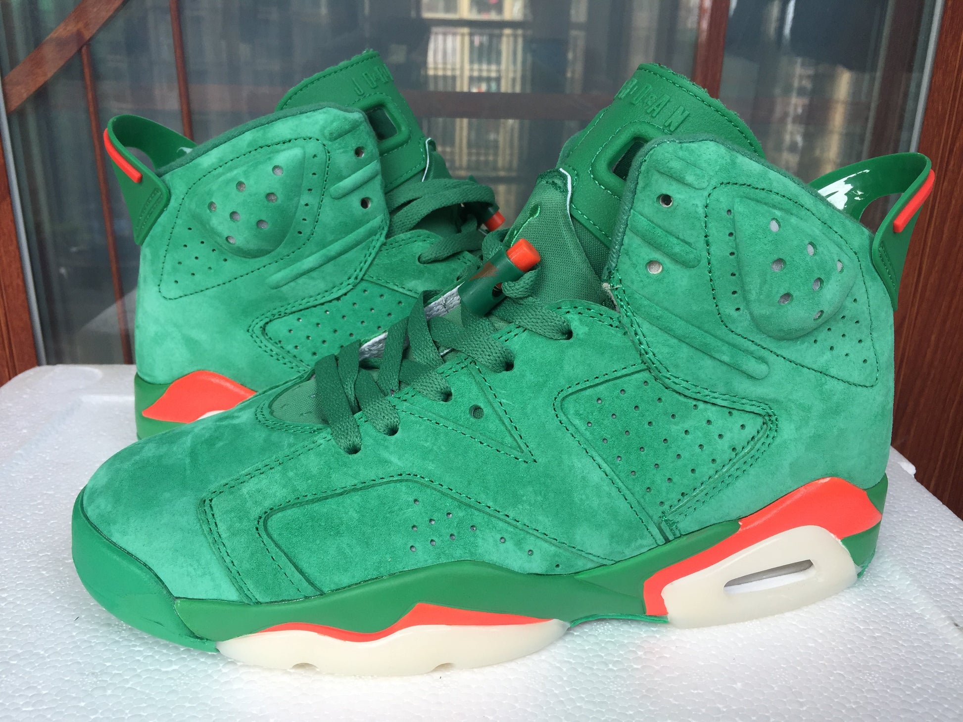 Jordan 6 Retro 'gatorade Green' Sneakers Unisex Streetwear Limited Edition - **Product Description for Air Jordan 6 Retro 'Gatorade Green'** The Air Jordan 6 Retro 'Gatorade
