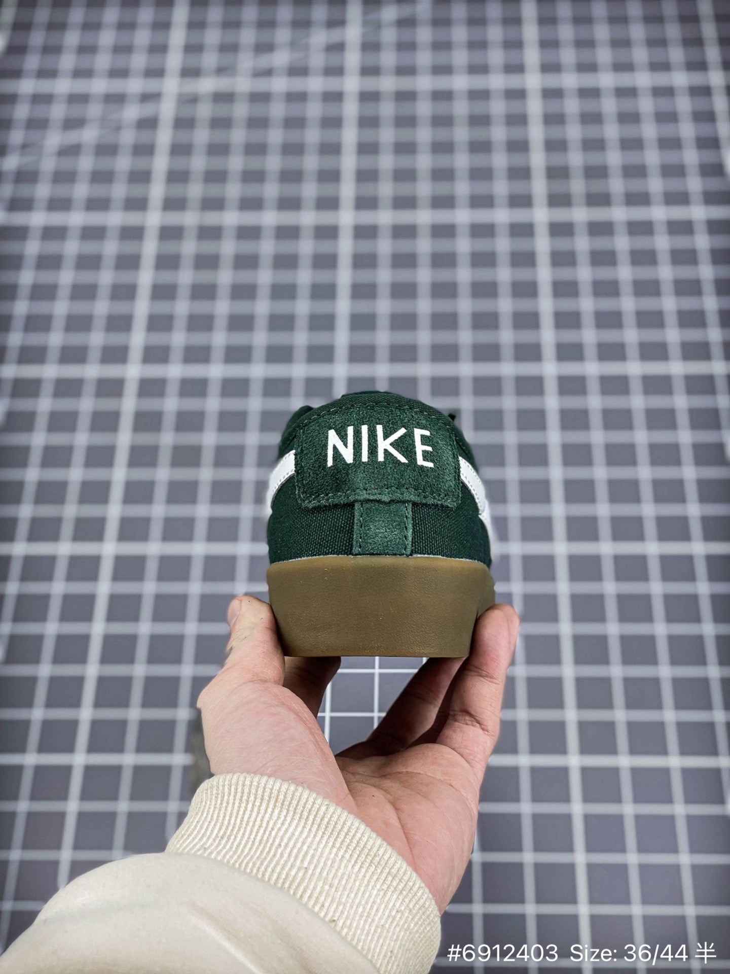 The Nike Blazer Low Pro Gt - White Unisex Streetwear Limited Edition - The Nike Blazer Low Pro GT Leather Gum Sole in White and Green is a