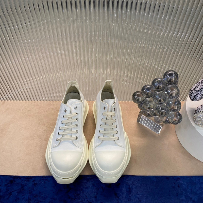 Rick Owens Low-top Sneakers - All - White Unisex Streetwear Limited Edition - ### Rick Owens Low-Top Sneakers - All White Introducing the Rick Owens Low-Top Sneakers in