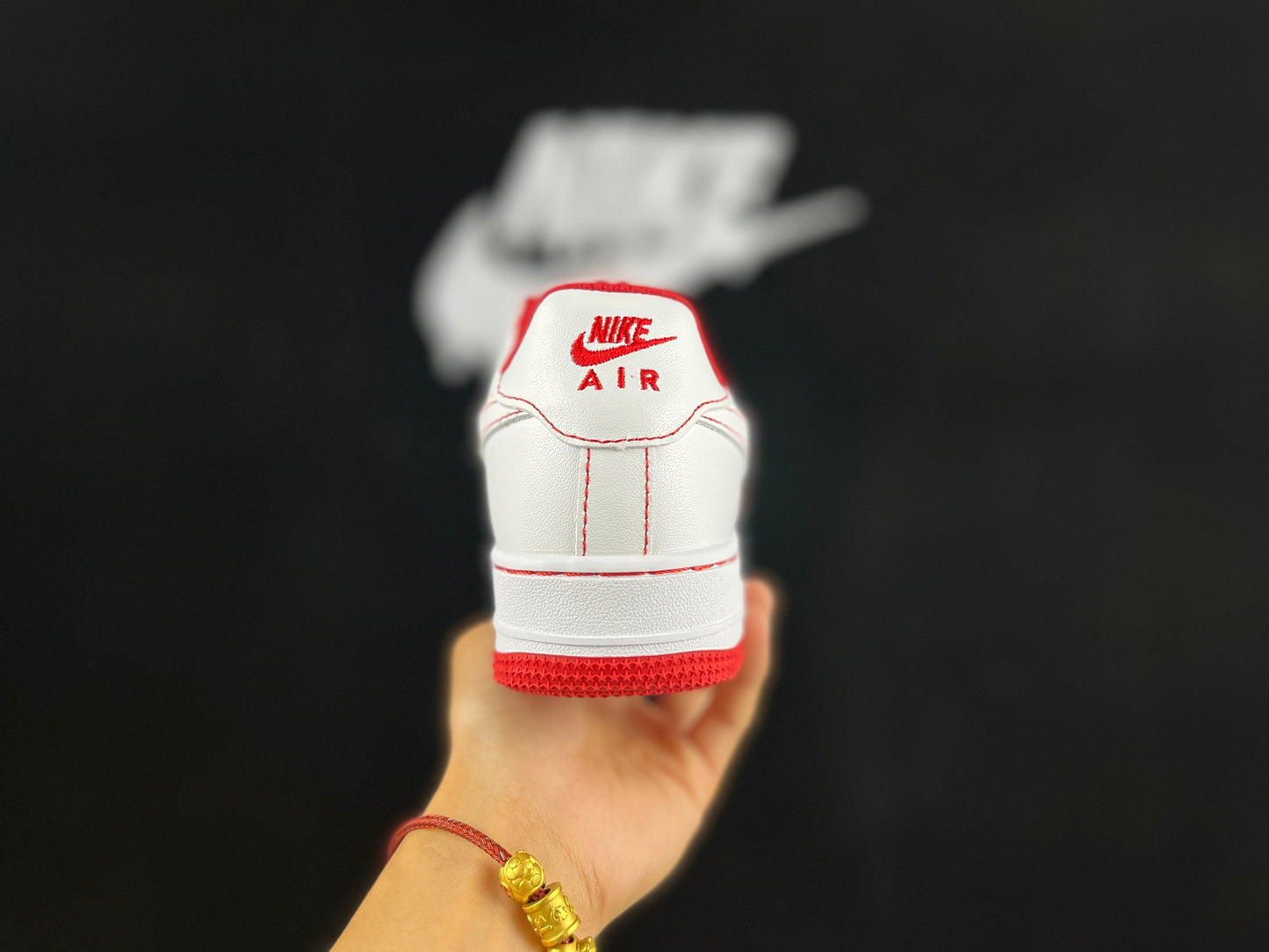 NIKE Air Force 1 '07 'red' Unisex Streetwear Limited Edition - **Nike Air Force 1 '07 'Red'** The Nike Air Force 1 '07 'Red' is a