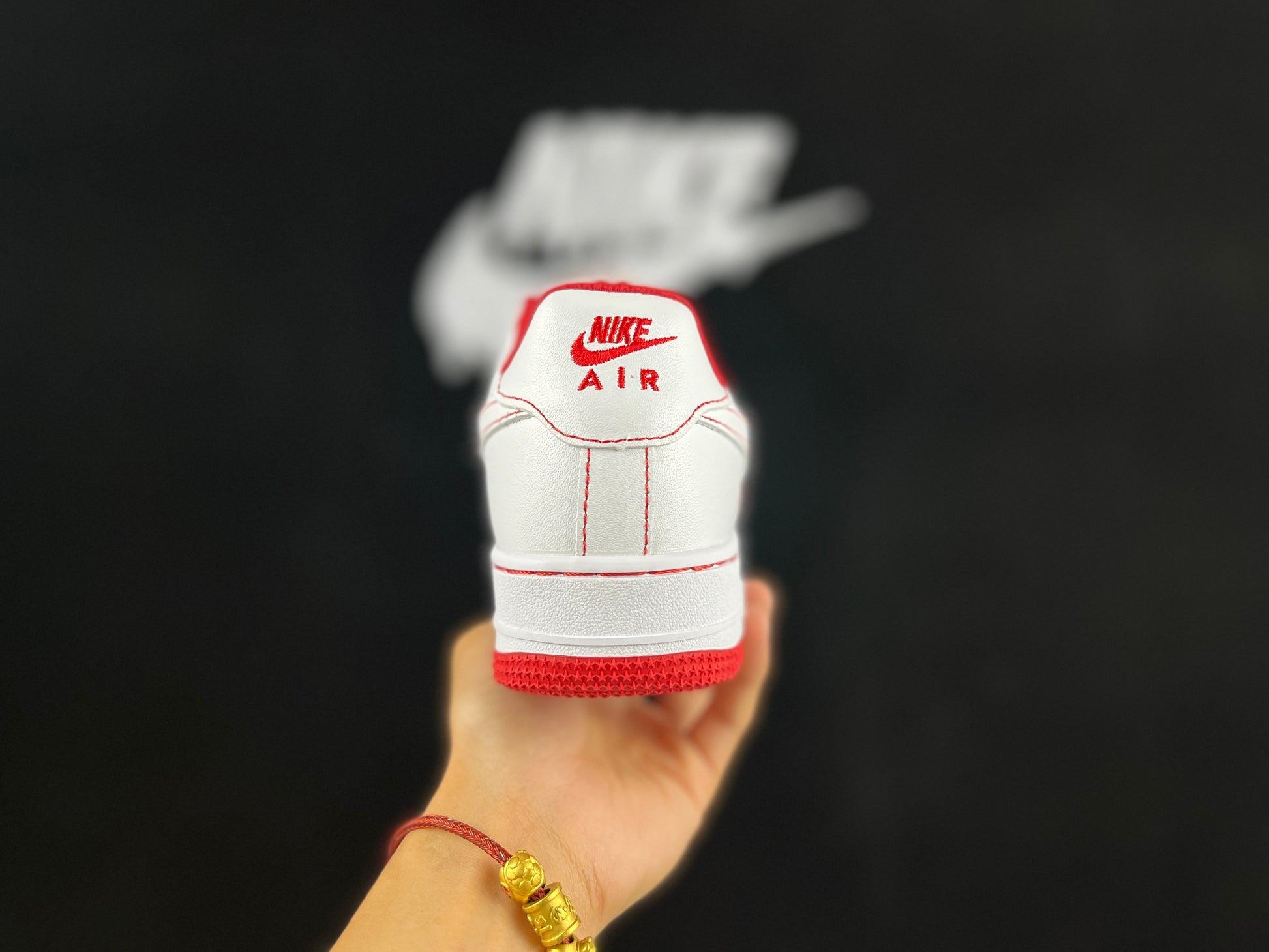 NIKE Air Force 1 '07 'red' Unisex Streetwear Limited Edition - **Nike Air Force 1 '07 'Red'** The Nike Air Force 1 '07 'Red' is a
