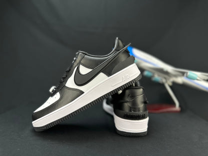 NIKE Air Force 1 'big Swoosh Panda' - Black Unisex Streetwear Limited Edition - **Nike Air Force 1 'Big Swoosh Panda'** The Nike Air Force 1 'Big Swoosh Panda'