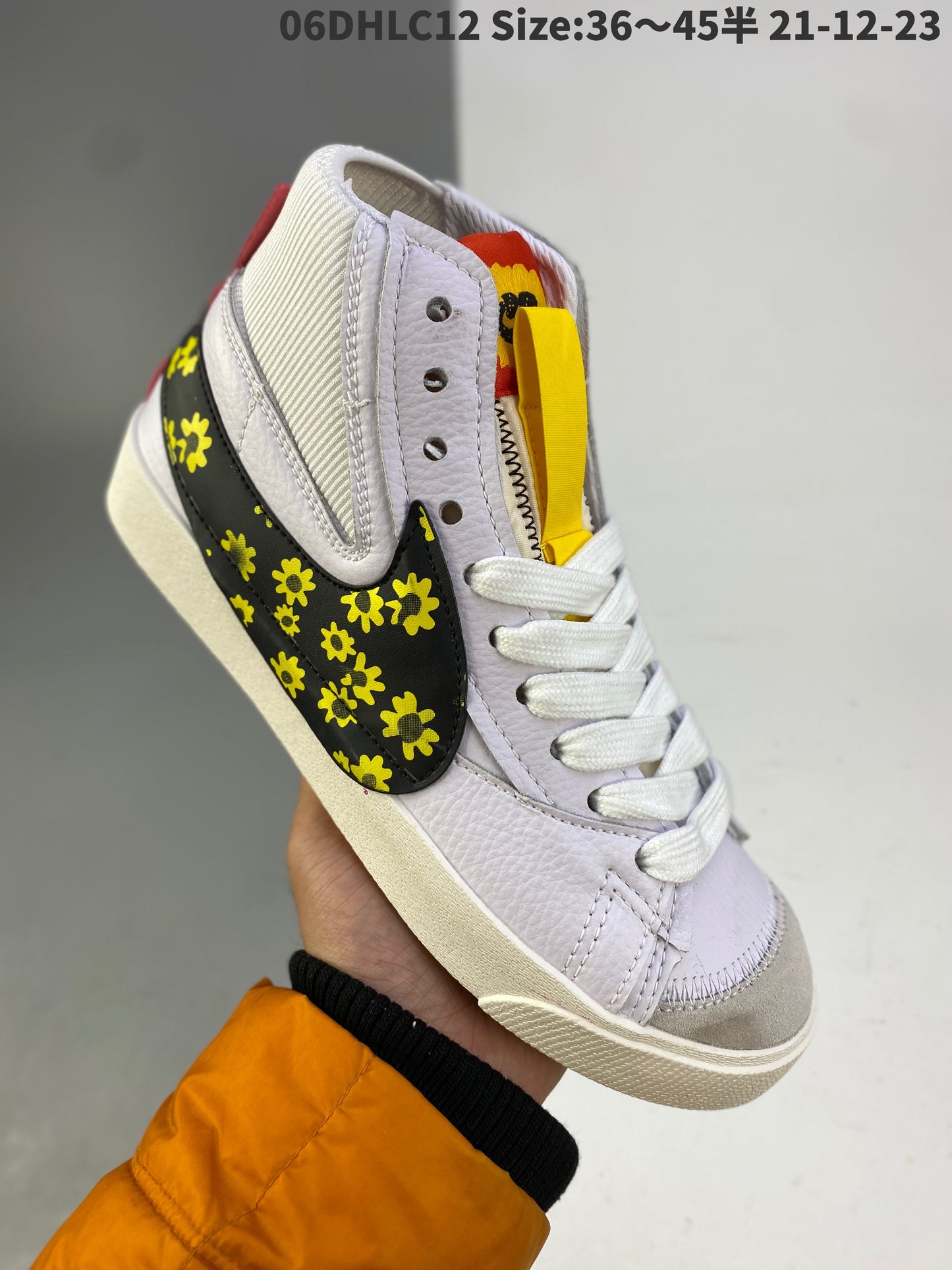 Nike Blazer Low'1977 Jumbo floral - Black Unisex Streetwear Limited Edition - The Nike Blazer Low '1977 Jumbo 'Floral' combines vintage charm with bold, modern accents for