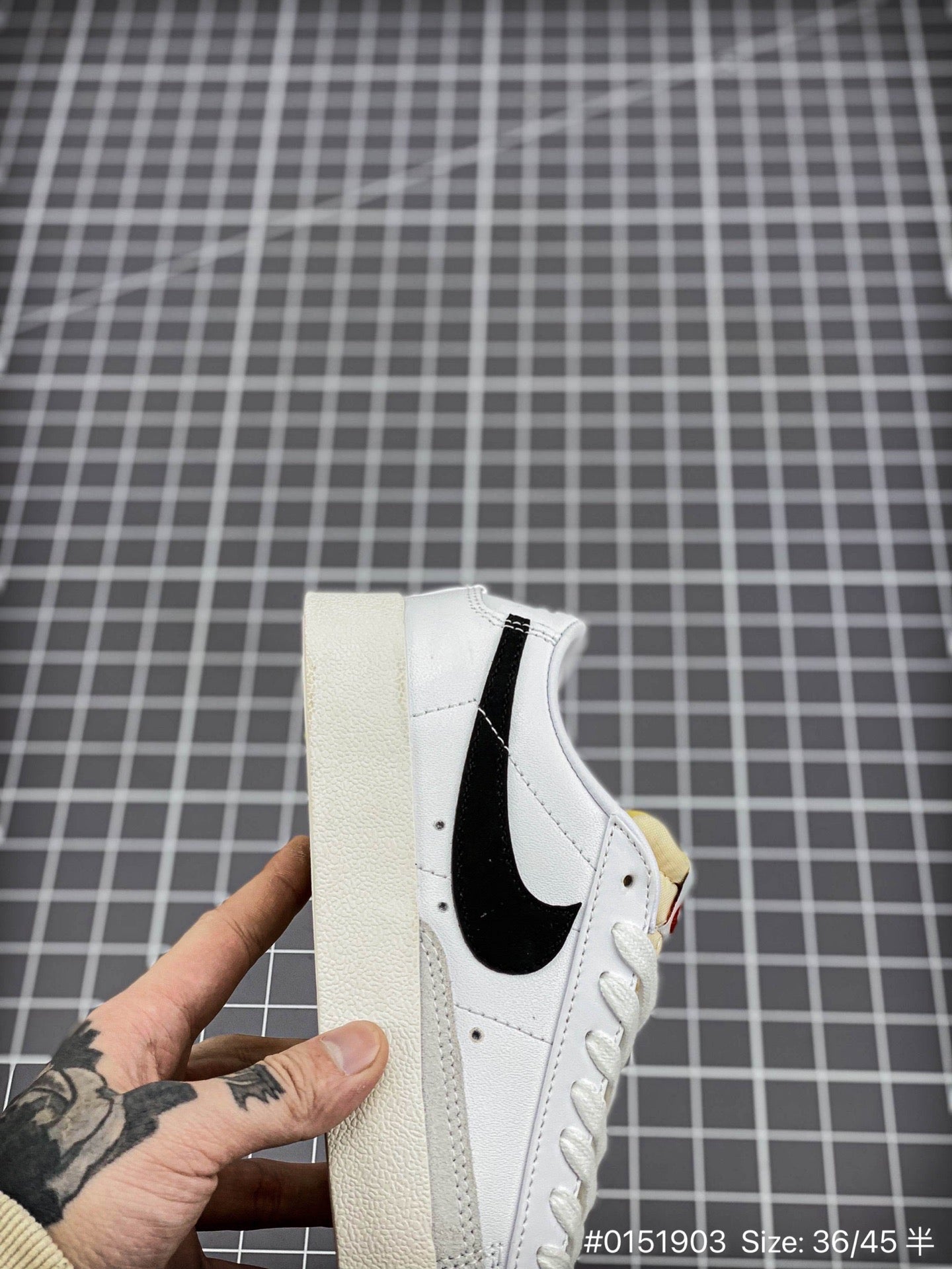 Nike Blazer Low'1977 Vintage - White Unisex Streetwear Limited Edition - The Nike Blazer Low '1977 Vintage 'Off-White' is a sophisticated twist on the classic silhouette,