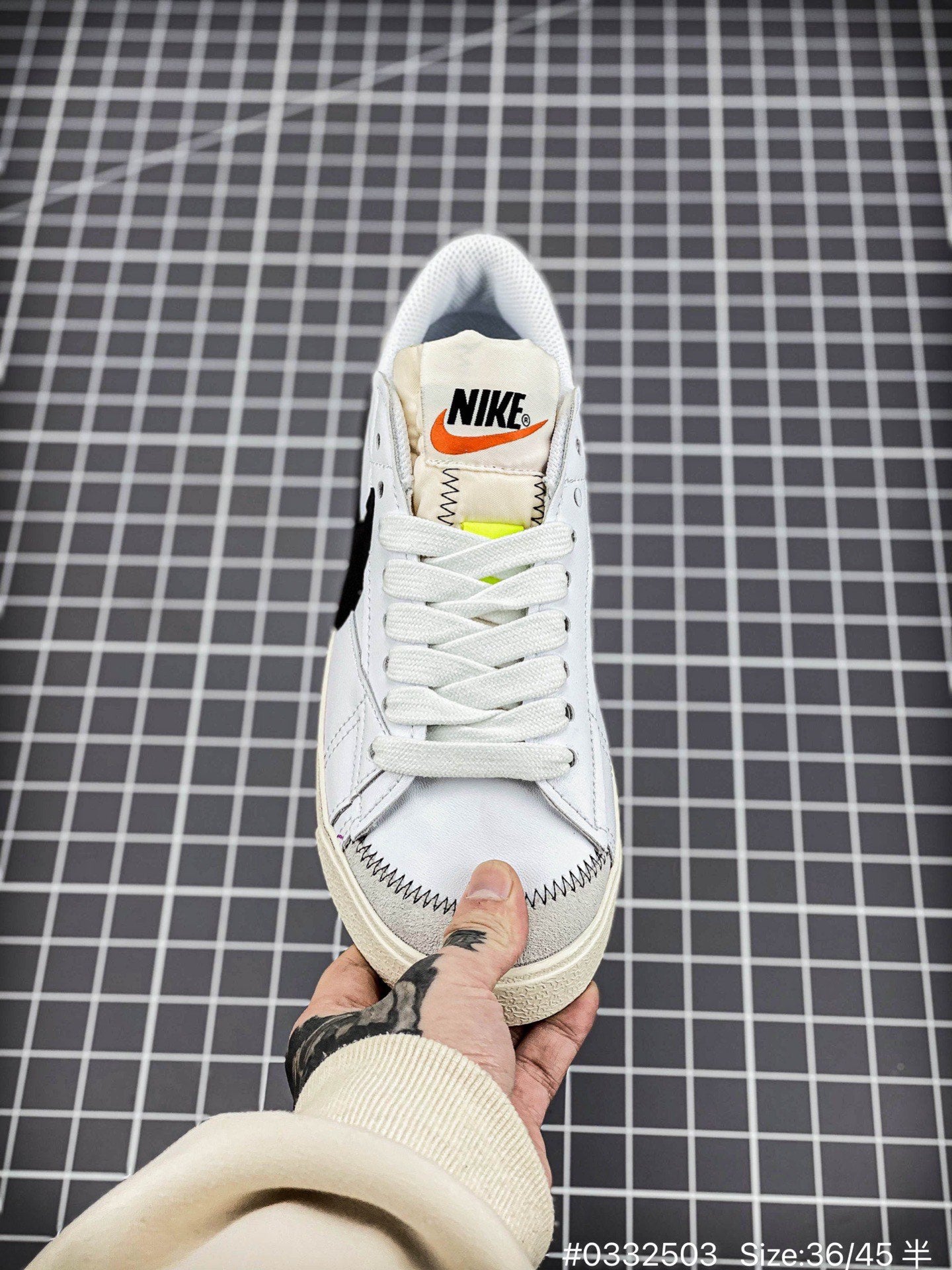 Nike Blazer Low'1977 Vintage - White Unisex Streetwear Limited Edition - The Nike Blazer Low '1977 Vintage 'Off-White' delivers a refined take on the classic Blazer