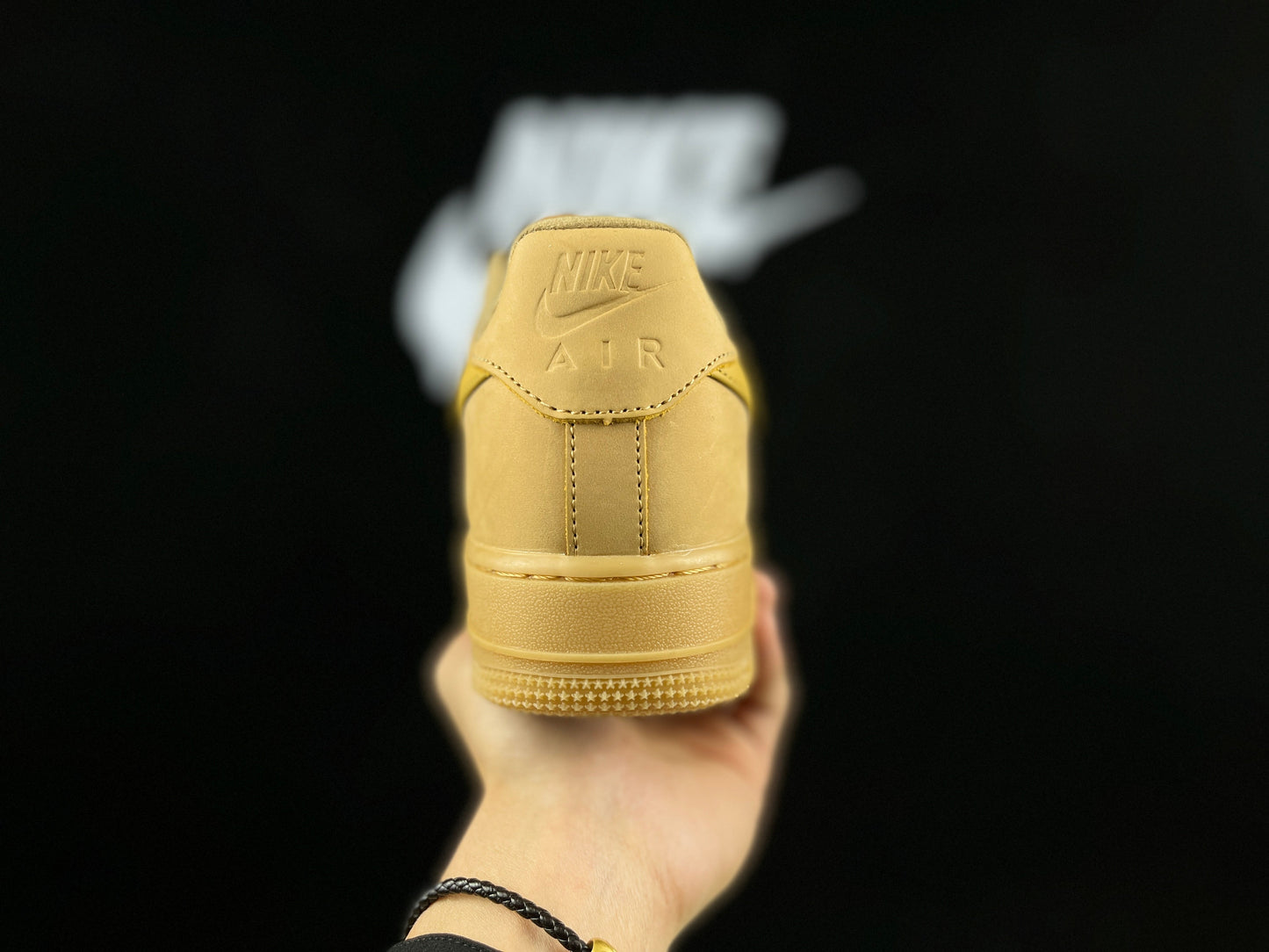 NIKE Air Force 1 'wheat' - Red Unisex Streetwear Limited Edition - **Nike Air Force 1 'Wheat'** The Nike Air Force 1 'Wheat' is a standout edition