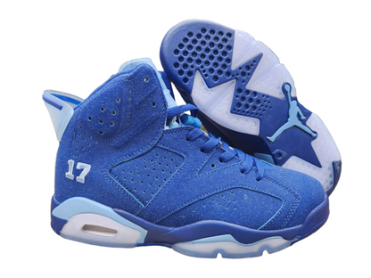 Jordan 6 'jimmy Butler' - Blue Unisex Streetwear Limited Edition - The Air Jordan 6 'Jimmy Butler' is a vibrant and bold sneaker that stands out