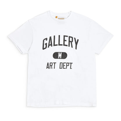 GALLERY Dept Art Dept Tee T-Shirt - Blue Unisex Streetwear Limited Edition - **Gallery Dept. Navy Blue Graphic Tee: Detailed Product Description** Introducing the Gallery Dept. Navy Blue