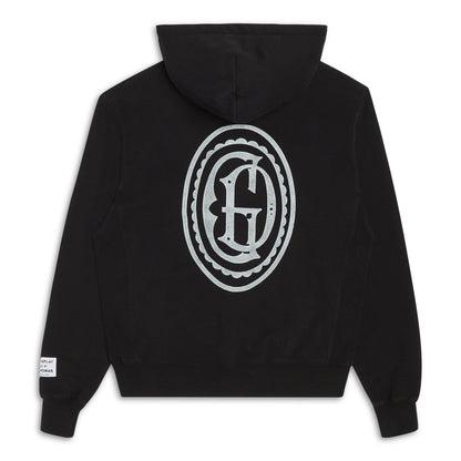 GALLERY Dept Gd Multi Logo Hoodie - Red Unisex Streetwear Limited Edition - **Gallery Dept. Logo Back Hoodie: Detailed Product Description** Elevate your streetwear collection with the Gallery