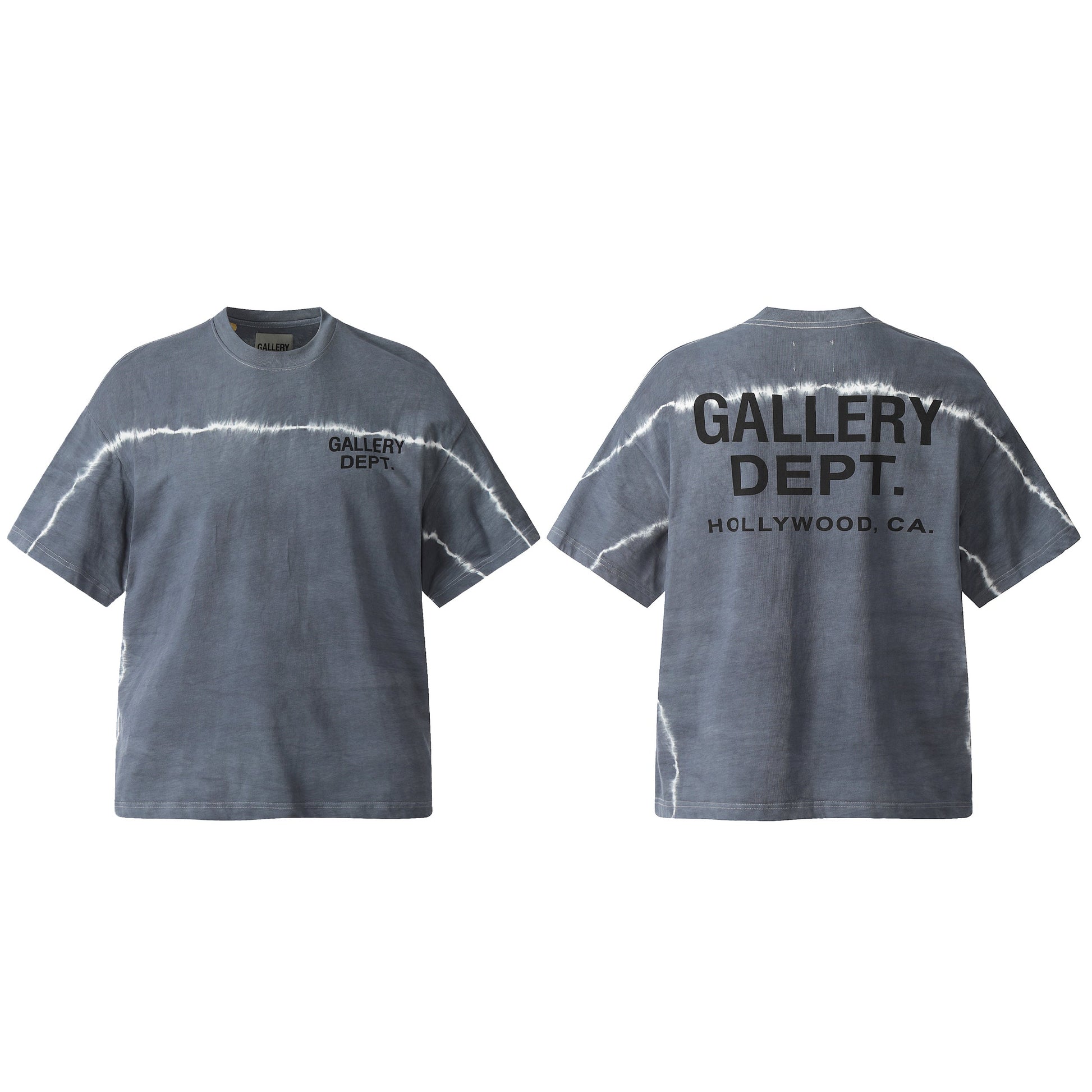 GALLERY Dept T-Shirt - Black Unisex Streetwear Limited Edition - Introducing the Gallery Dept. Hollywood, CA Tie-Dye Tee, a standout piece for those who appreciate