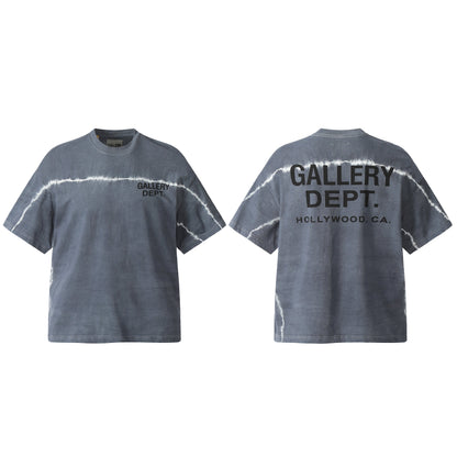 GALLERY Dept T-Shirt - Black Unisex Streetwear Limited Edition - Introducing the Gallery Dept. Hollywood, CA Tie-Dye Tee, a standout piece for those who appreciate
