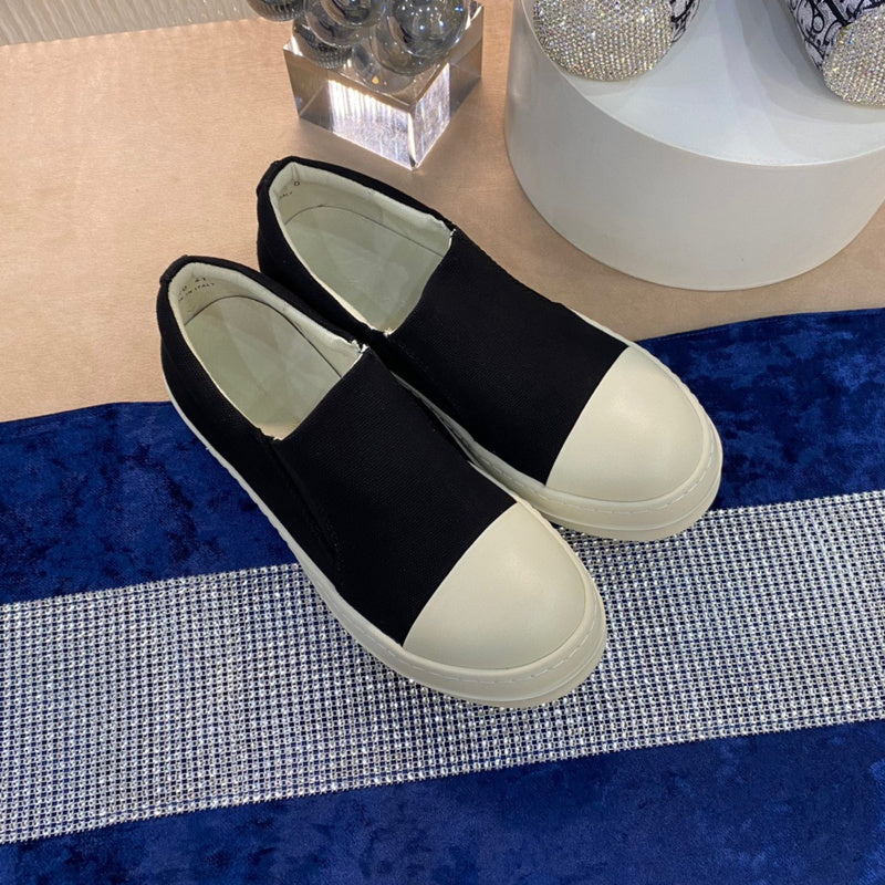 Slip-On Canvas Sneakers - Black Unisex Streetwear Limited Edition - **Slip-On Canvas Sneakers** Introducing a perfect blend of comfort and style, these slip-on canvas sneakers