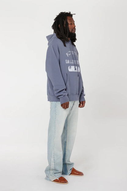 GALLERY Dept Property P - O Hoodie - Red Unisex Streetwear Limited Edition - **Gallery Dept. 'Property Of' Hoodie: Detailed Product Description** Step up your streetwear game with the