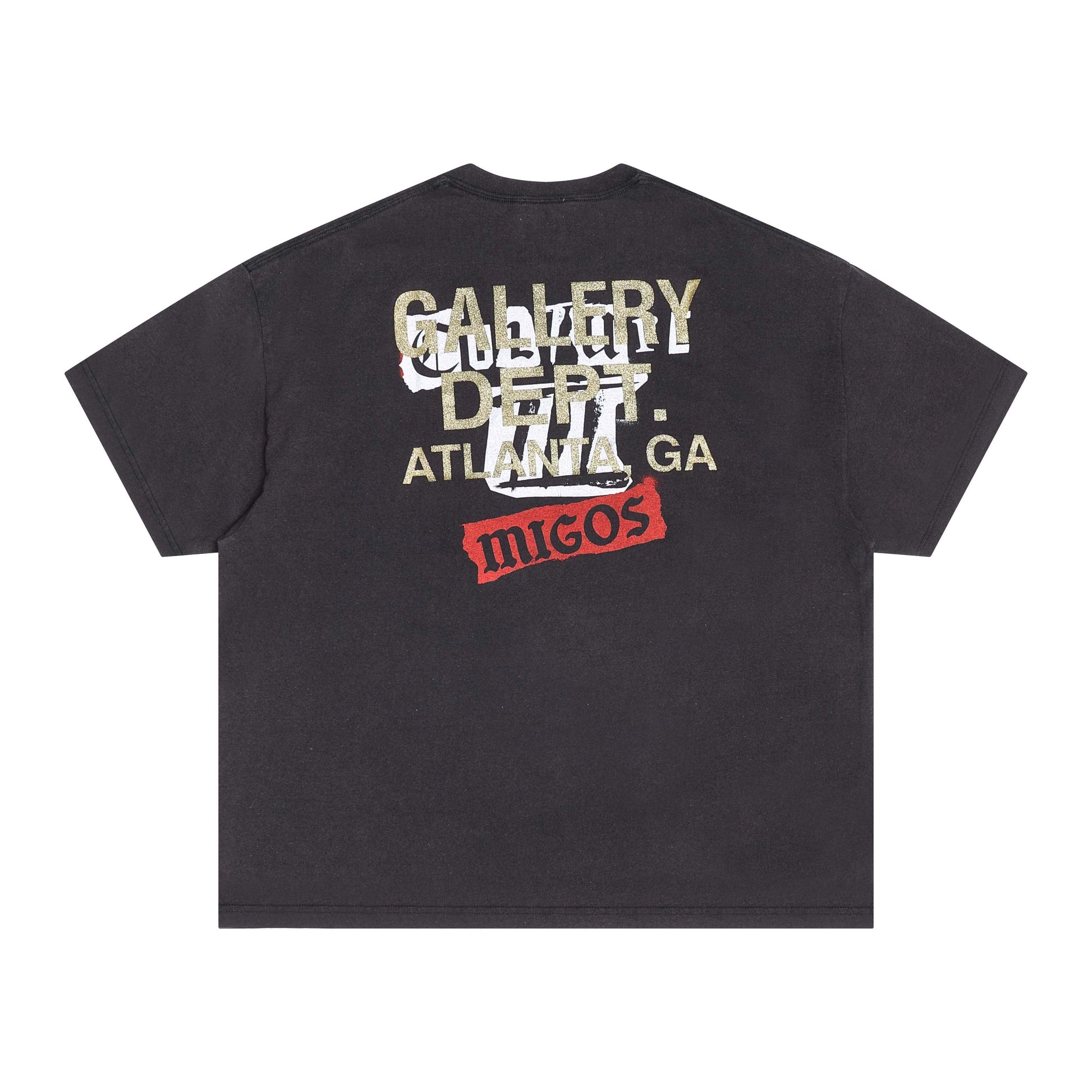 Gallery Dept. Vintage Jogger Pants - Black Unisex Streetwear Limited Edition - **Gallery Dept. x Migos 'Culture III' T-Shirt** Step into the world of hip-hop and streetwear