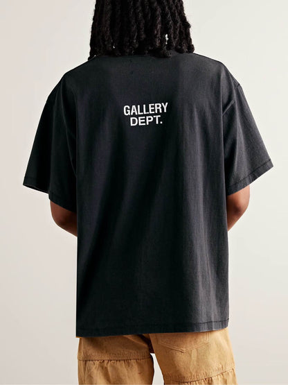 GALLERY Dept. Distressed Atk Tee T-Shirt - Black Unisex Streetwear Limited Edition - Introducing the Gallery Dept. 'ATK' T-Shirt, a bold statement piece designed for those who appreciate